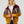 Load image into Gallery viewer, AZTEC YELLOW &amp; PLUM UNISEX VINTAGE JACKET L
